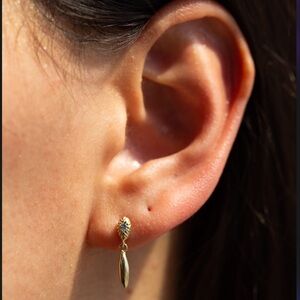 Ochre Objects Diamond Seedling Drop Earring